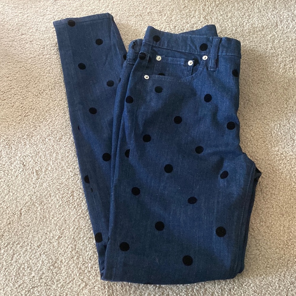 NWT J Crew 9”High Rise Toothpick Jean